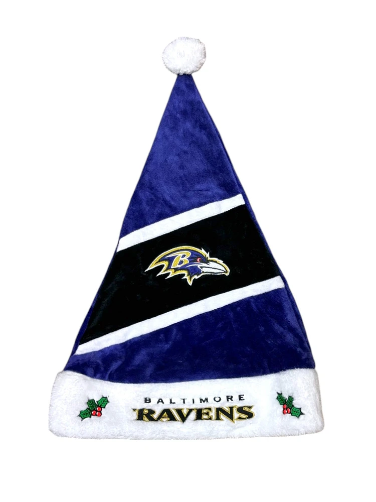 NFL Santa Hat Color Block Ravens