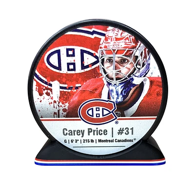 Puck Display Stand Red, White and Blue