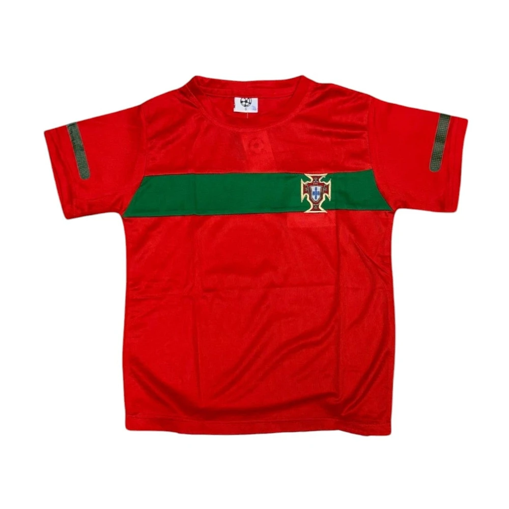 Country Adult Soccer Jersey Home w/Stripe Portugal