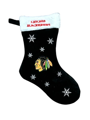 NHL Stocking Snowflake Blackhawks