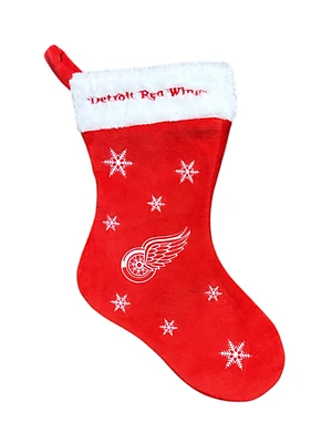 NHL Stocking Snowflake Red Wings