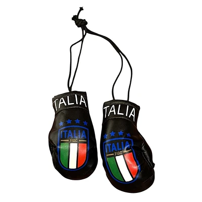 Country Boxing Gloves Set Italy (Black w/Club)
