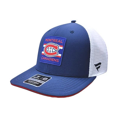 NHL Hat Structured Adjustable Trucker Authentic Pro Rink Side Navy 2026 Canadiens