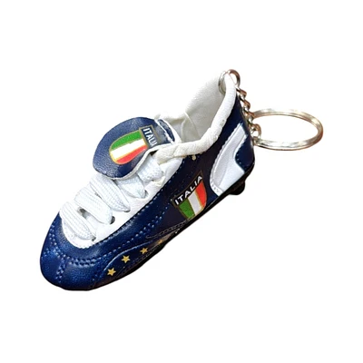 Country Keychain Cleat Navy Blue Italy