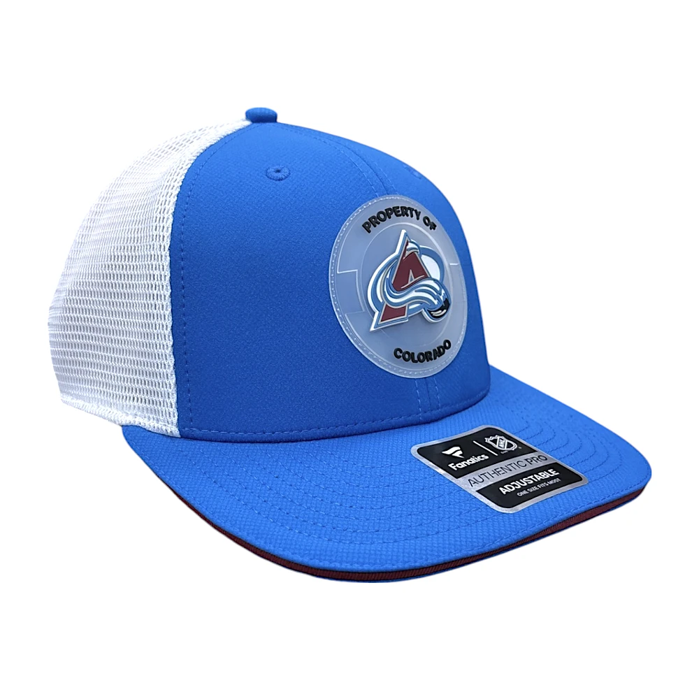 NHL Hat Structured Adjustable Trucker Authentic Pro Rink Side 6 2025 Avalanche