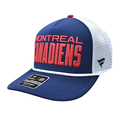 NHL Hat Structured Adjustable Trucker Authentic Pro Rink Foam 2026 Canadiens