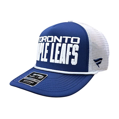 NHL Hat Structured Adjustable Trucker Authentic Pro Rink Foam 2026 Maple Leafs