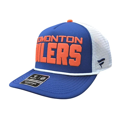 NHL Hat Structured Adjustable Trucker Authentic Pro Rink Foam 2026 Oilers