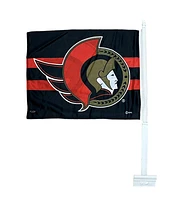 NHL Car Flag 11x15 Senators (Black)