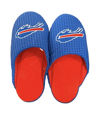 NFL Slippers Waffle Logo Bills