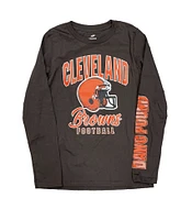 NFL Youth Long Sleeve Shirt Game Day Browns