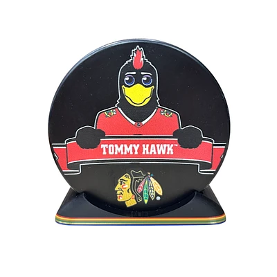 Puck Display Stand Red, Yellow, Green, Gold and Blue