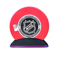 Puck Display Stand Red & Blue