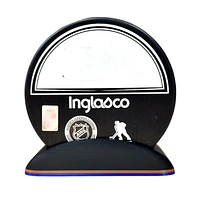 Puck Display Stand Orange & Blue