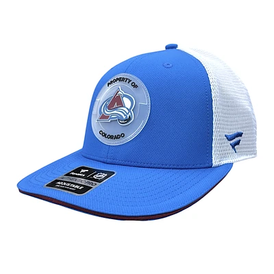 NHL Hat Structured Adjustable Trucker Authentic Pro Rink Side 6 2025 Avalanche