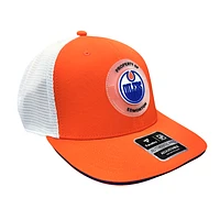 NHL Hat Structured Adjustable Trucker Authentic Pro Rink Side 6 2025 Oilers