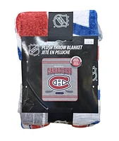 NHL Micro Plush Throw Blanket Canadiens