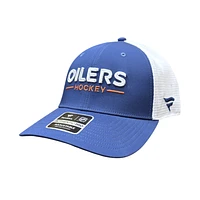 NHL Hat Structured Adjustable Trucker Authentic Pro Rinkside2 2025 Oilers