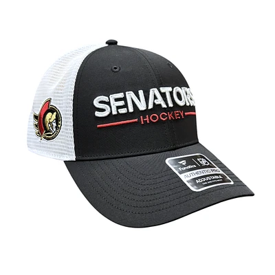 NHL Hat Structured Adjustable Trucker Authentic Pro Rinkside2 2025 Senators