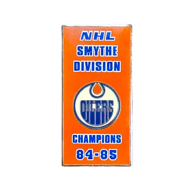 NHL Lapel Pin Smythe Division Champs 84-85 Oilers (Sticky Back)