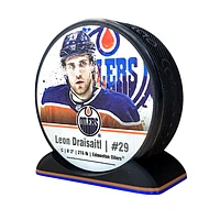 Puck Display Stand Orange & Blue