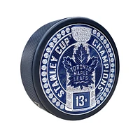 NHL Puck Stanley Cup Dynasty Trimflexx Design Maple Leafs