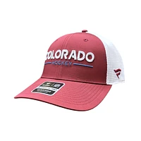 NHL Hat Structured Adjustable Trucker Authentic Pro Rinkside2 2025 Avalanche