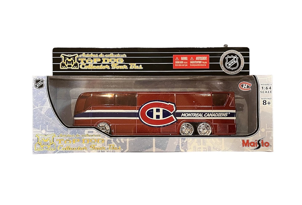 NHL Diecast Collectible 1:64 2007 Tour Bus Canadiens