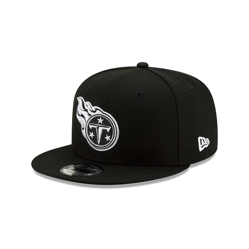 NFL Hat 950 Basic Snapback Black and White Titans