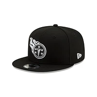 NFL Hat 950 Basic Snapback Black and White Titans