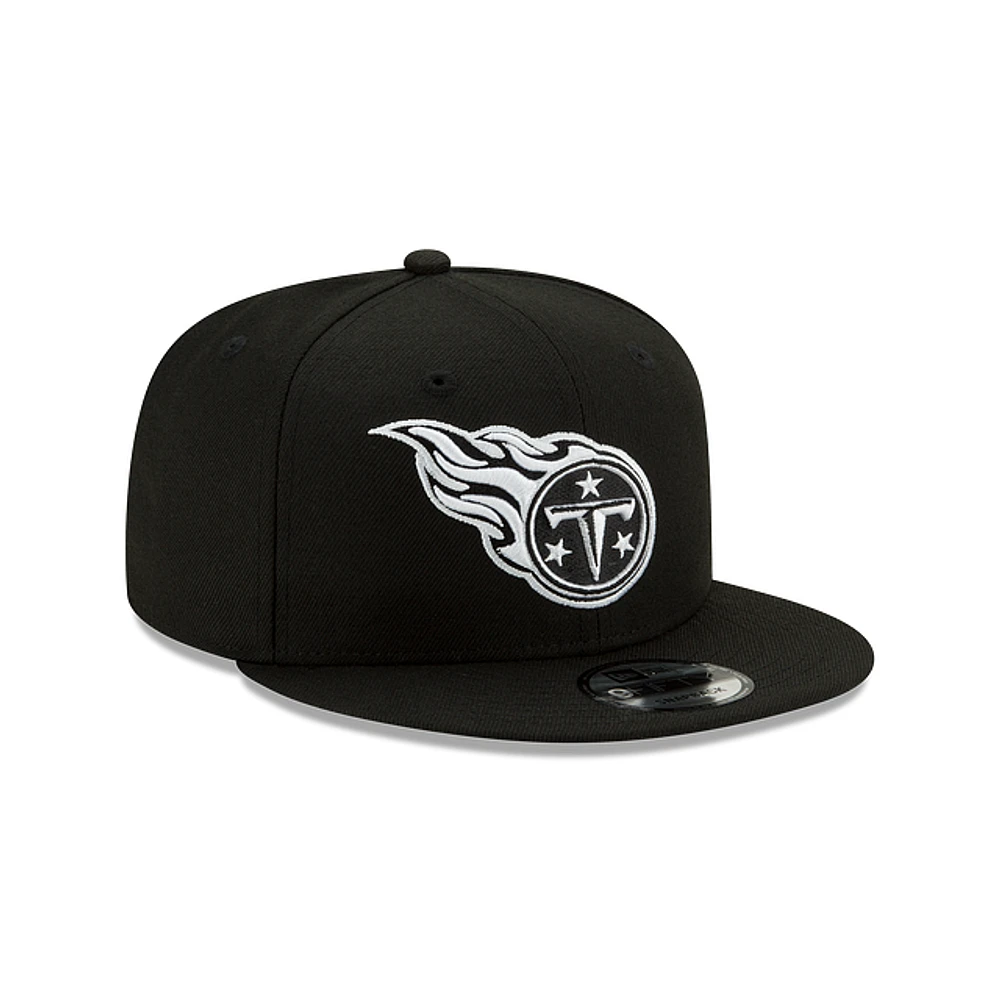 NFL Hat 950 Basic Snapback Black and White Titans