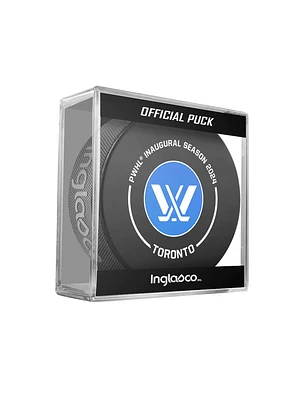 PWHL Game Puck Inaugural Season 2024 Toronto Sceptres