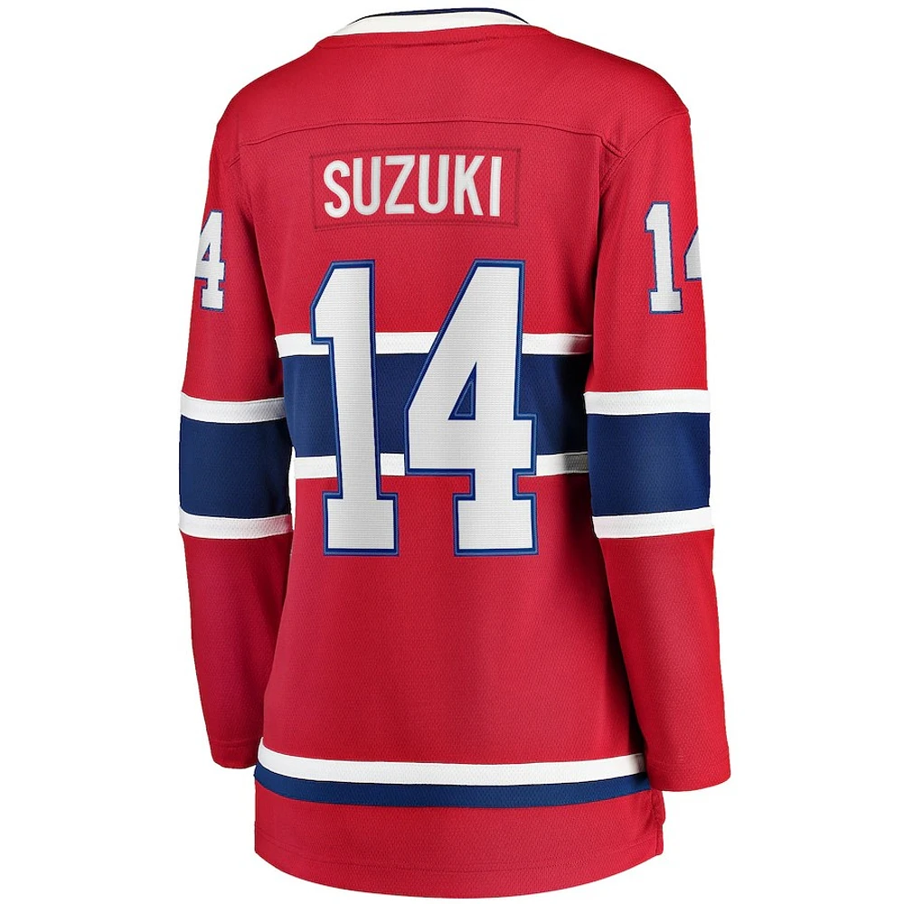 NHL Ladies Player Breakaway Jersey Home Nick Suzuki Canadiens