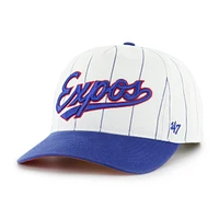 MLB Hat Double Header Pinstripe Expos