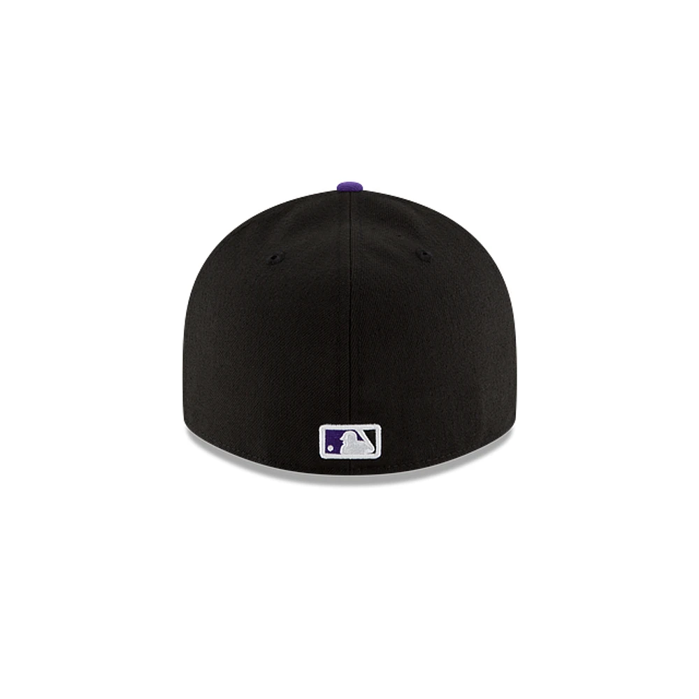 MLB Hat LP5950 AC Perf Alt Rockies (Black and Purple)