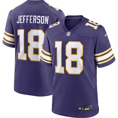 NFL Player Game Jersey Home Justin Jefferson Vikings