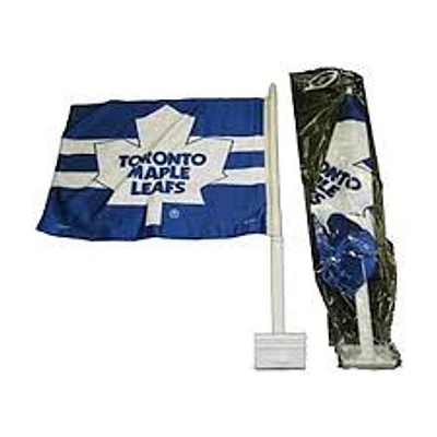 NHL Car Flag 11x15 Stripe Maple Leafs