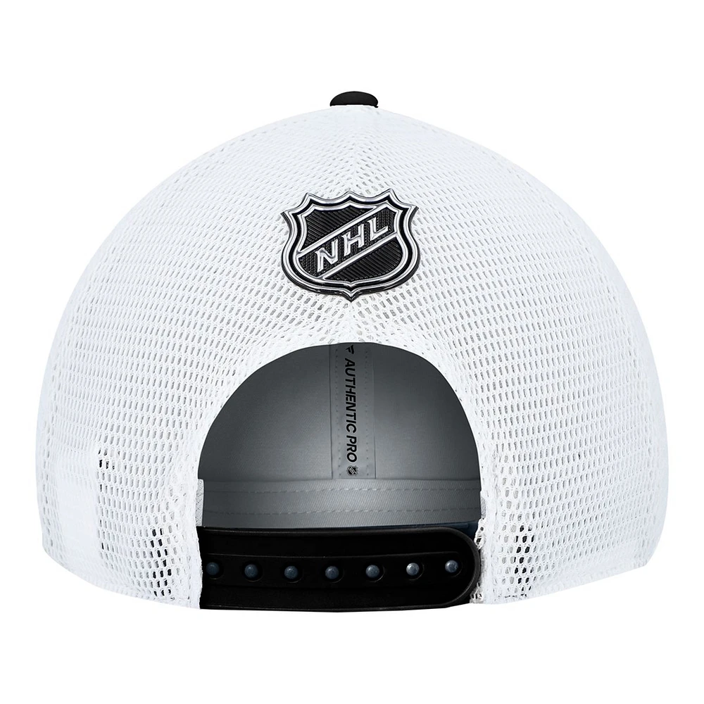 NHL Hat Structured Adjustable Trucker Authentic Pro Rinkside2 2025 Senators