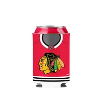 NHL Reversable Neoprene Can Cooler Blackhawks