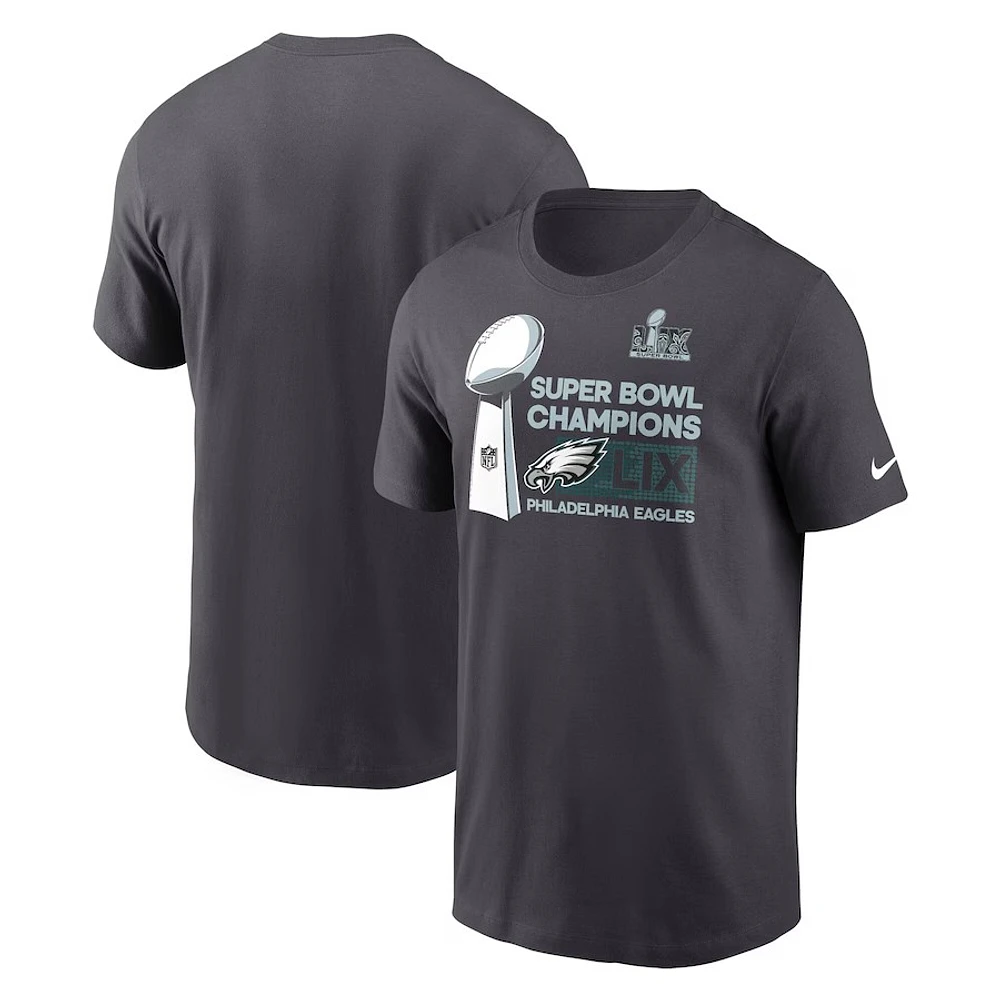 NFL T-Shirt Super Bowl LIX Champs Trophy Eagles