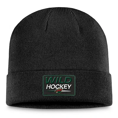 NHL Knit Hat Authentic Pro Prime Cuffed Beanie Wild