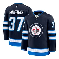 NHL Player Premium Jersey Home Connor Hellebuyck Jets