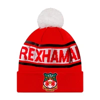 EFL Knit Hat Red Pom Beanie Wrexham ACF