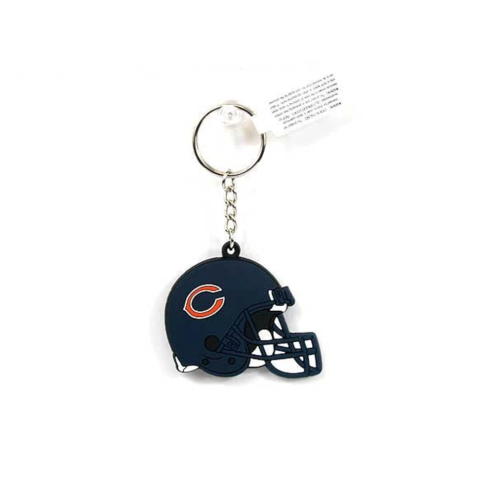 NFL Keychain Rubber Helmet Logo Bears