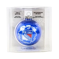 NHL Ornament Candy Cane Ball Rangers