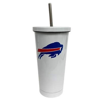 NFL Stainless Steel 20oz. Straw Tumbler Bills