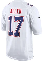 NFL Player Game Jersey White Tundra Josh Allen Bills