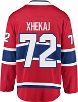 NHL Player Replica Breakaway Jersey Home Arber Xhekaj Canadiens