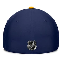 NHL Hat Structured Stretch Authentic Pro Rink Flex Two Tone 2024 Blues