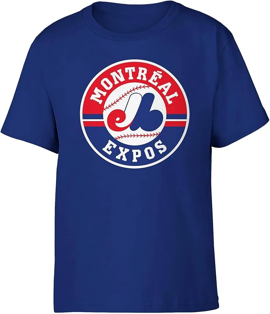 MLB Youth T-Shirt Basic Logo Expos